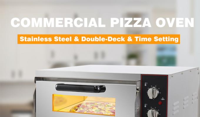 Double Deck Pizza Oven For Professional Cake Baking 585*480*420mm 1