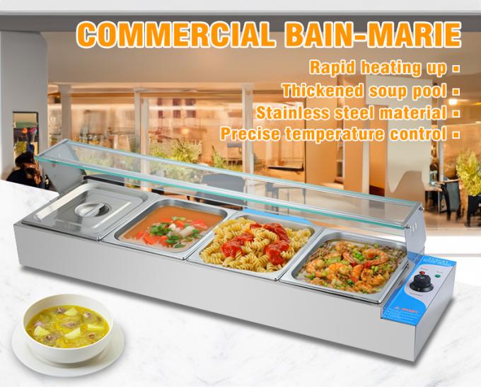 220V Stainless Steel Customized Portable Bain Marie for Commercial Catering Equipment 1