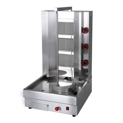 23 KG Automatic Grade Automatic Gas Shawarma Machine for Fast and Kebab Doner Slicing