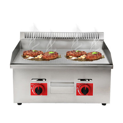 730*550*340mm Non-stick Commercial Bbq Gas Griddle for Restaurant Kitchen Counter Top