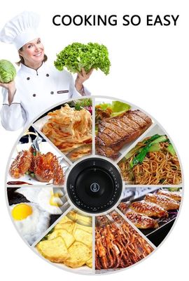 Electric Indoor Grill with Half Grooved Cooking Plate 550x425x225mm Household Product