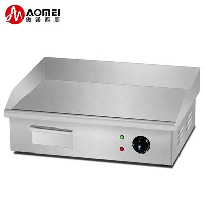 Electric Indoor Grill with Half Grooved Cooking Plate 550x425x225mm Household Product