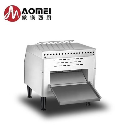 300-350 pcs/hour Bread Production Commercial Electric Conveyor Toaster
