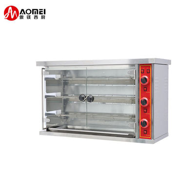 1180x490x710mm Stainless Steel Electric Chicken Rotisseries Gas Oven for Grilling