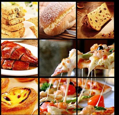 1330x840x1340mm Multifunctional 2 Deck 4 Trays Gas Bread Pizza Industrial Baking Oven