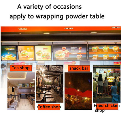 800/1000x700x800mm Commercial Kitchen Breading Table for Fast and Hassle-free Wrapping