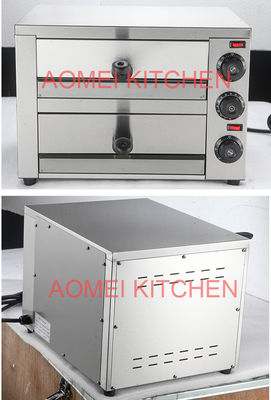 Electric Pizza Oven for Pizza Bread Bakery 12inch Stainless Steel Countertop Cooker