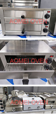 Electric Pizza Oven for Pizza Bread Bakery 12inch Stainless Steel Countertop Cooker