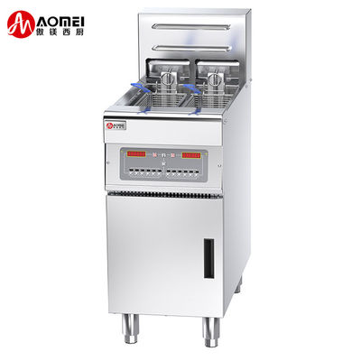 Intelligent Computer Control Silver Deep Fryer with Automatic Temperature and Lifting