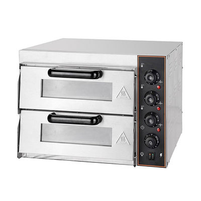 Electric Commercial Pizza Oven with Pizza Stone Temperature 50-350°C Capacity 30 KG