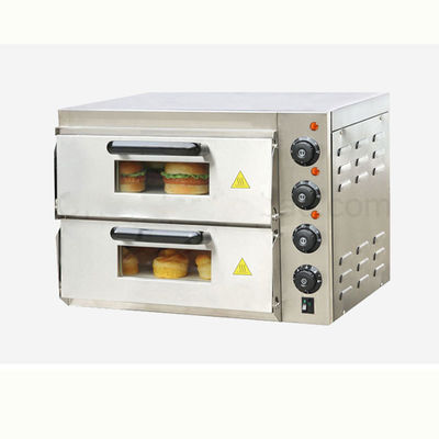 Electric Commercial Pizza Oven with Pizza Stone Temperature 50-350°C Capacity 30 KG
