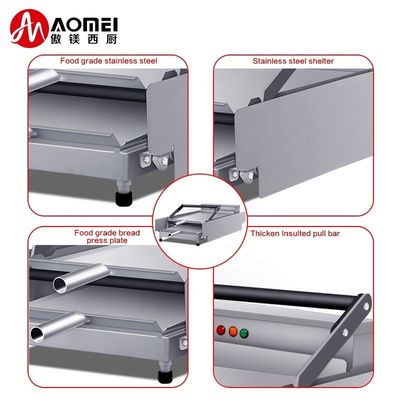 Aluminum Alloy Material Electric Hamburger Press Machine for Mechanical Timer Control