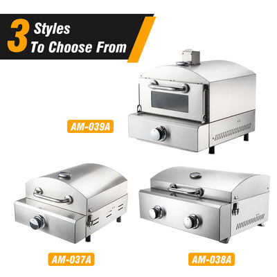 Bakery Machines Gas Pizza Oven Grill Size 320*320mm Portable Camping Pizza Grill