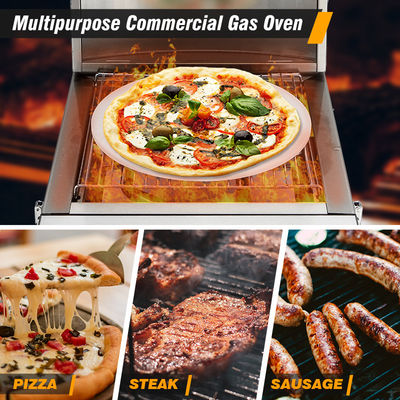 Bakery Machines Gas Pizza Oven Grill Size 320*320mm Portable Camping Pizza Grill