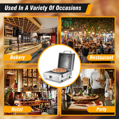 Bakery Machines Gas Pizza Oven Grill Size 320*320mm Portable Camping Pizza Grill