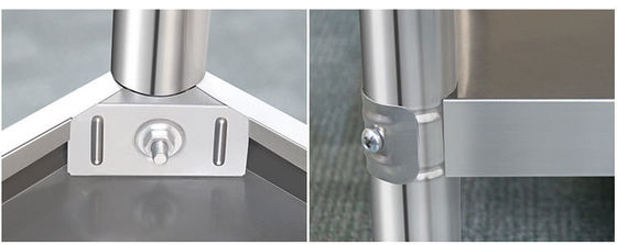 1.2/1.5/1.8/2.0M Length Stainless Steel Work Table for Hotel and Restaurant Equipment