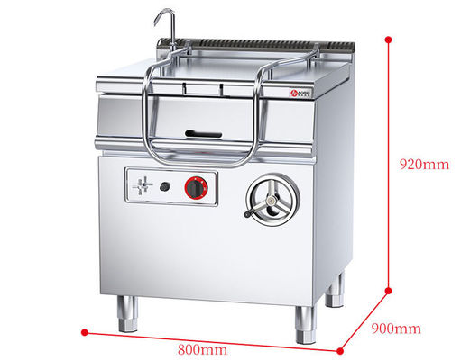 Multifunction Stainless Steel 80L Gas Cooking Machine for Commercial Restaurant/Kitchen