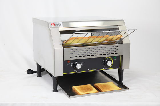 220V Commercial Electric Conveyor Toaster for Hotel/Restaurant Kitchen Food Preparation