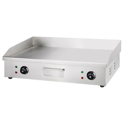 Electric Griddle Machine with Stainless Steel Construction and Temperature Adjustment