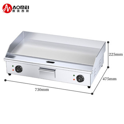Electric Griddle Machine with Stainless Steel Construction and Temperature Adjustment