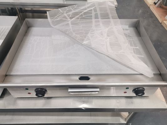 Electric Griddle Machine with Stainless Steel Construction and Temperature Adjustment