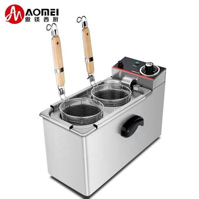Kitchen Cooking Multifunctional Commercial 2 Basket Noodle Cooker Pasta Boiler Cooker