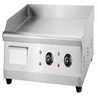 Stainless Steel Electric Flat Pan Griddle Commercial Grade Easy to Clean and Durable