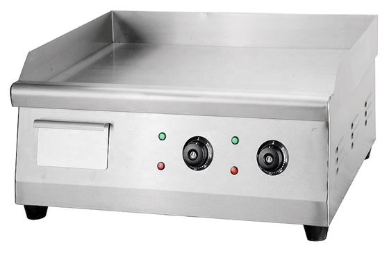 Stainless Steel Electric Flat Pan Griddle Commercial Grade Easy to Clean and Durable