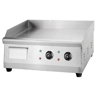 Stainless Steel Electric Flat Pan Griddle Commercial Grade Easy to Clean and Durable