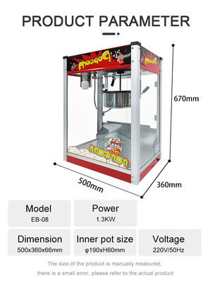 Private Mold Electric Popcorn Machine with 1500W Power and in Guangzho