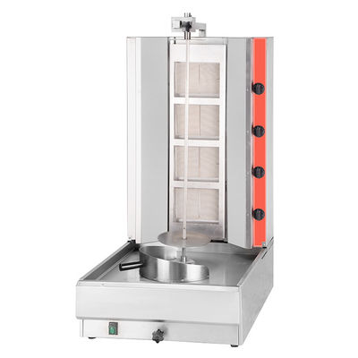 20000 Capacity Gas 4-burner Doner Machine for Kebab Restaurants