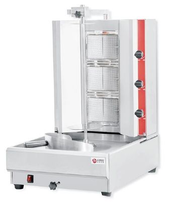 20000 Capacity Gas 4-burner Doner Machine for Kebab Restaurants