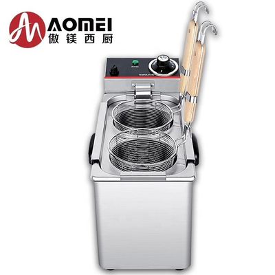Catering Equipment 2kW Electric Desktop 2 Heads Pasta Cooker for Restaurant Noodle Boiling