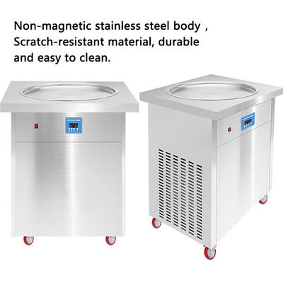 Frozen Yogurt Soft Serve Double Plate Fried Ice Cream Roll Machine for Snack Industry