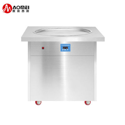 Frozen Yogurt Soft Serve Double Plate Fried Ice Cream Roll Machine for Snack Industry