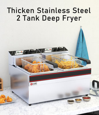 CE Approved 13.5L Capacity Fats Fryer for Commercial Fish Potato Plantain Chips Frying