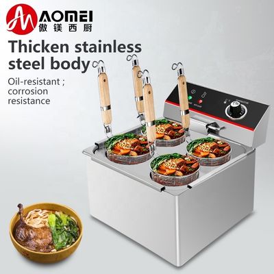 Accurate Temperature Control Probe Electric Commercial Pasta Cooker for Kitchen 3.5kW