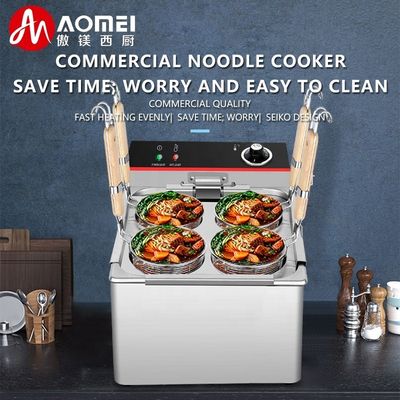 Accurate Temperature Control Probe Electric Commercial Pasta Cooker for Kitchen 3.5kW