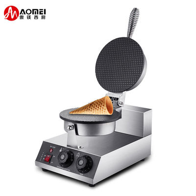 CE Certified Electric Stainless Steel Waffle Baker Machine for Ice Cream Waffle Cones