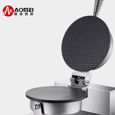 CE Certified Electric Stainless Steel Waffle Baker Machine for Ice Cream Waffle Cones