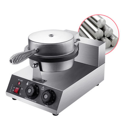 CE Certified Electric Stainless Steel Waffle Baker Machine for Ice Cream Waffle Cones