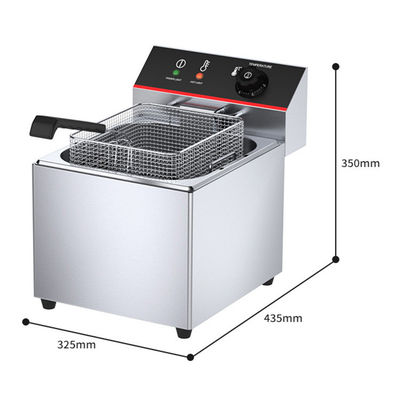Round Professional Electric Deep Fryer for KFC Donut Chicken and French Fries Machine