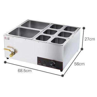 Stainless Steel Buffet Heating Bain Marie for Restaurant Serving Chafing Dish Catering