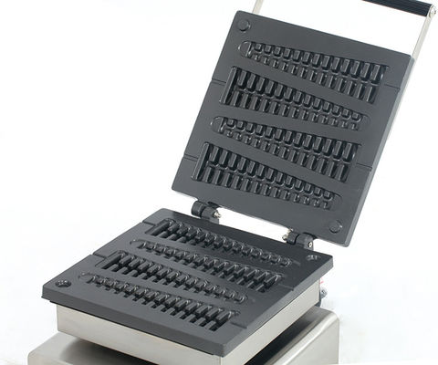 Electric Sandwich Plates Waffle Maker with Interchangeable Wheat Shaped Pine Tree Design