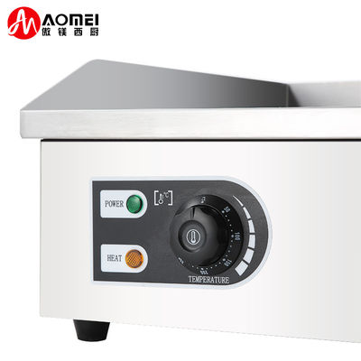 Dorayaki Teppanyaki Machine Commercial Stainless Steel Electric Griddle 8mm Thickness