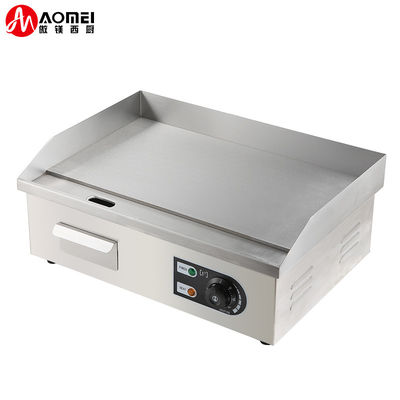 8mm Thickness Stainless Steel Gas Bbq Flat Top Plate Gas Griddle for Kitchen Equipment