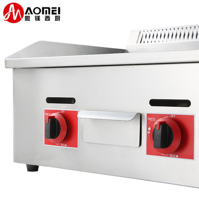 Customized Logo Acceptable TGG-718 Gas Griddle for Commercial and Industrial Kitchens