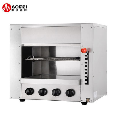 6 Burner Gas Infrared Salamander Grill Oven Lift for Food Service Industry