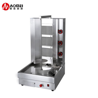 Tabletop Turkey Doner Kebab Making Gas Chicken Shawarma Machine with High Productivity