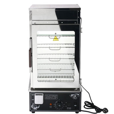 Commercial Kitchen 5-Layer Electric Bread Steamer with Glass Housing and 1200W Power